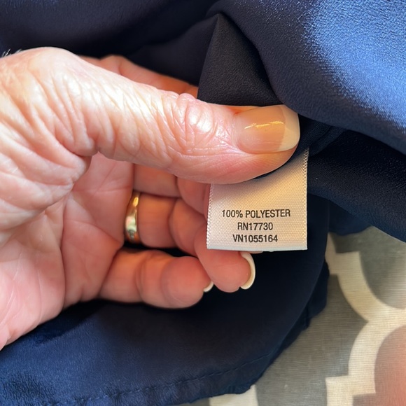 Merona ruffle front sleeveless texture top szL - Picture 8 of 10